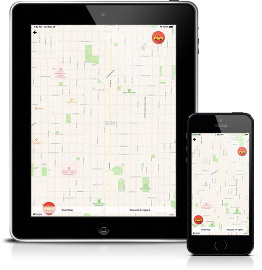 Mockup pyRealtor Mobile Application Find An Agent