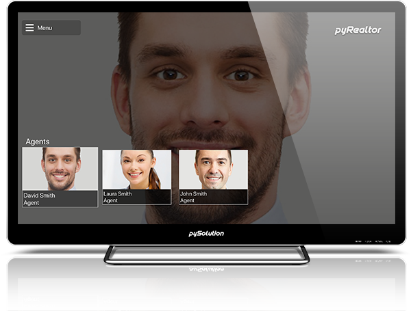 Mockup pyRealtor TV Agent List