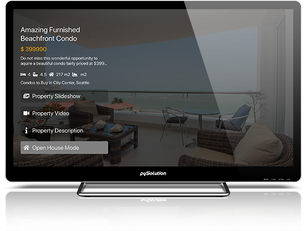 Mockup pyRealtor TV Application Find An Agent