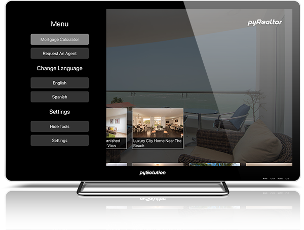 Mockup pyRealtor TV Settings